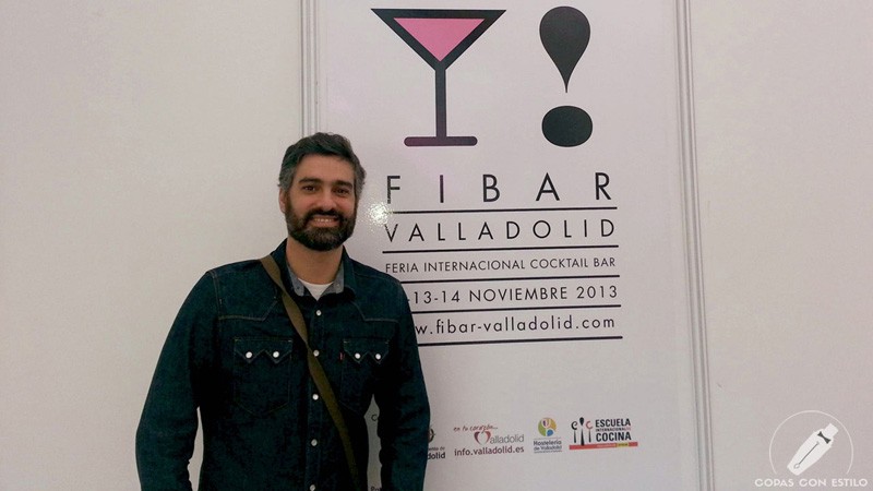 El bartender Diego Cabrera en Fibar Valladolid 2013
